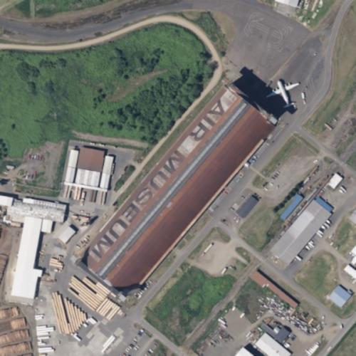 Tillamook Air Museum - Largest wooden structure in the world (Bing Maps)