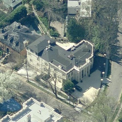 Adrienne Arsht's House in Washington, DC (Google Maps)