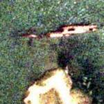 Wreck of a German U-Boat (Bing Maps)