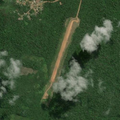 Saul Airport in Eau Claire, French Guiana (Google Maps)