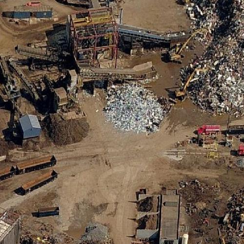 The Junkyard ("30 Minutes or Less" film) in Grand Rapids, MI (Bing Maps)