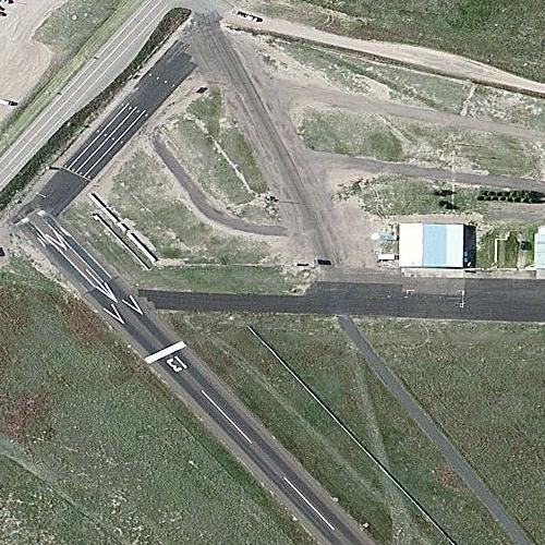 Julesburg Drag Strip and Municipal Airport in Julesburg, CO (Google Maps)
