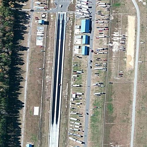 Outer Banks Speedway in Creswell, NC (Bing Maps)
