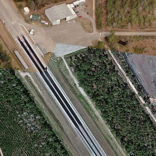 Ben Bruce Memorial Airpark Raceway in Evadale, TX (Google Maps)