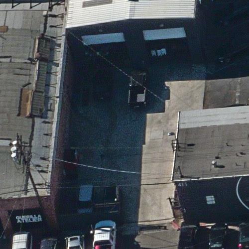 Dexter runs into Trinity at a hardware store parking lot ("Dexter") in Los Angeles, CA (Google Maps)