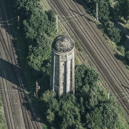 Bremen railway water tower in Bremen, Germany Virtual Globetrotting