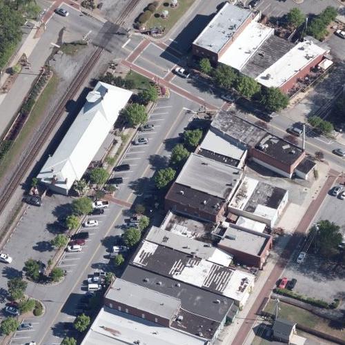 Norcross Historic District in Norcross, GA (Bing Maps)