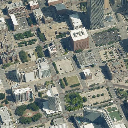 Westend Historic District in Dallas, TX (Bing Maps)