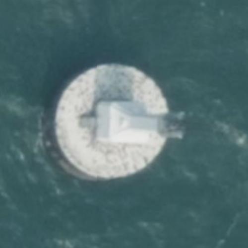 Gravelly Shoal Light in Caseville, MI (Google Maps)