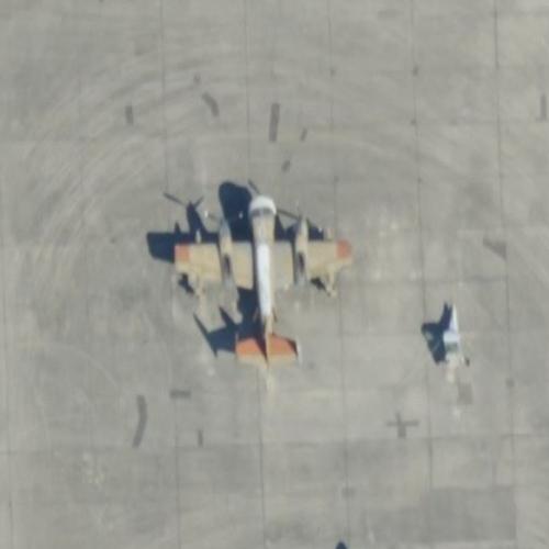 Grumman OV1 in San Marcos, TX (Google Maps) (2)
