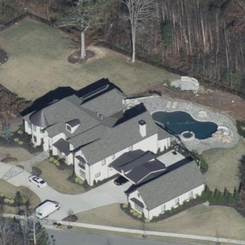 Jonathan Babineaux' house in Braselton, GA (Google Maps)