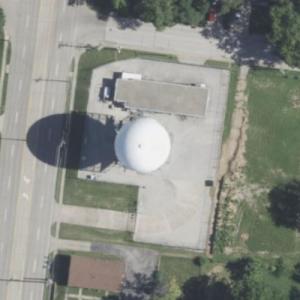 The "Egg Tower" Long Range Radar Station (Bing Maps)