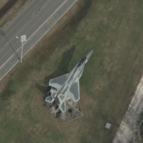Boeing F-15 Eagle on static display (Birds Eye)