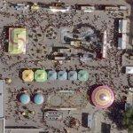 Amusement rides at the Calgary Stampede