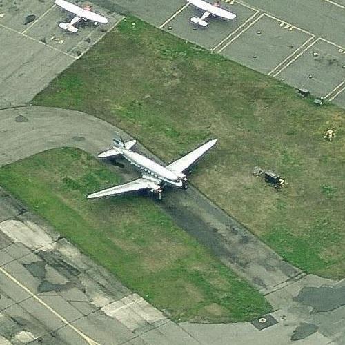 Douglas C-53C (DC-3A-453) in Helsinki, Finland (Google Maps)