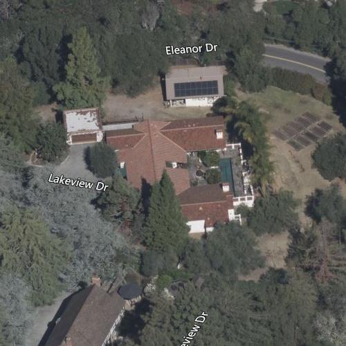 Shirley Temple's House (Deceased) in Woodside, CA Virtual Globetrotting
