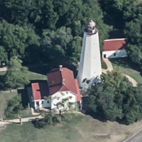 Sandy Hook Lighthouse in Fort Hancock, NJ (Google Maps)