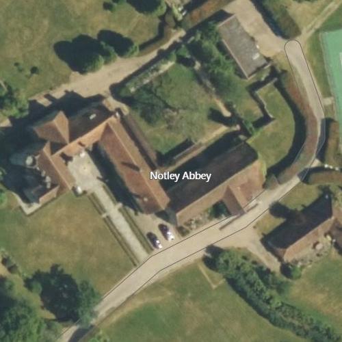 Notley Abbey Laurence Olivier and Vivien Leigh's House (Former) in