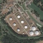 Sz&aacute;zhalombatta Oil Refinery (Bing Maps)